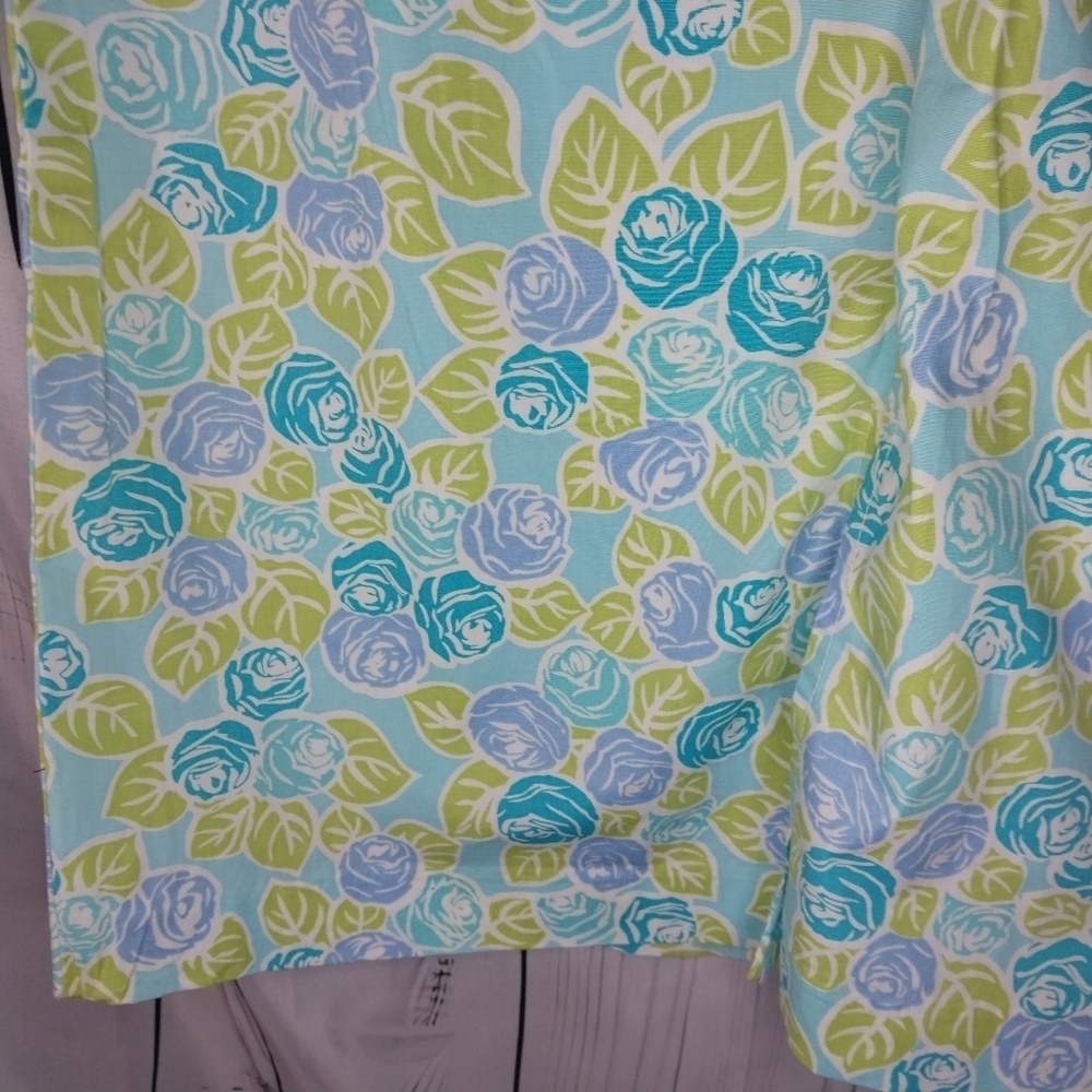 Tahiti Reef Club Preppy Classic Coastal Modest Sleeveless Cotton Sheath Dress - Picture 12 of 14